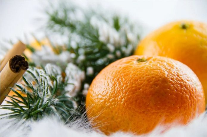 Mandarinka a Vánoce