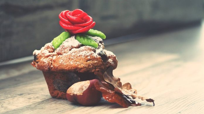 Kaštanový muffin